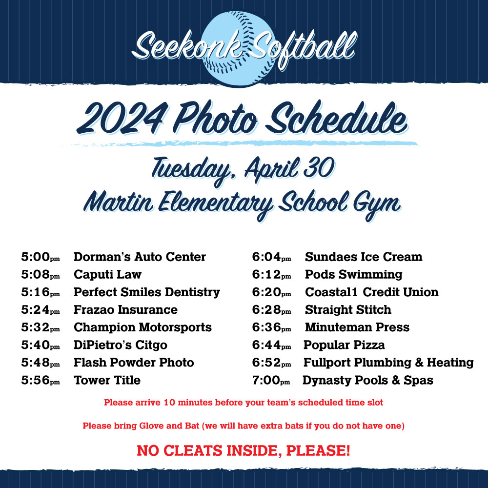 2024 photo schedule